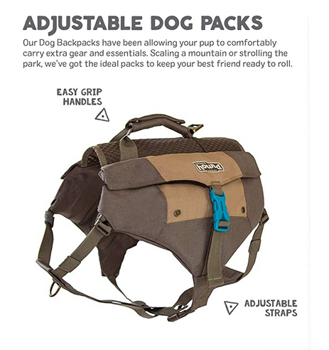 dog backpack hiking harness